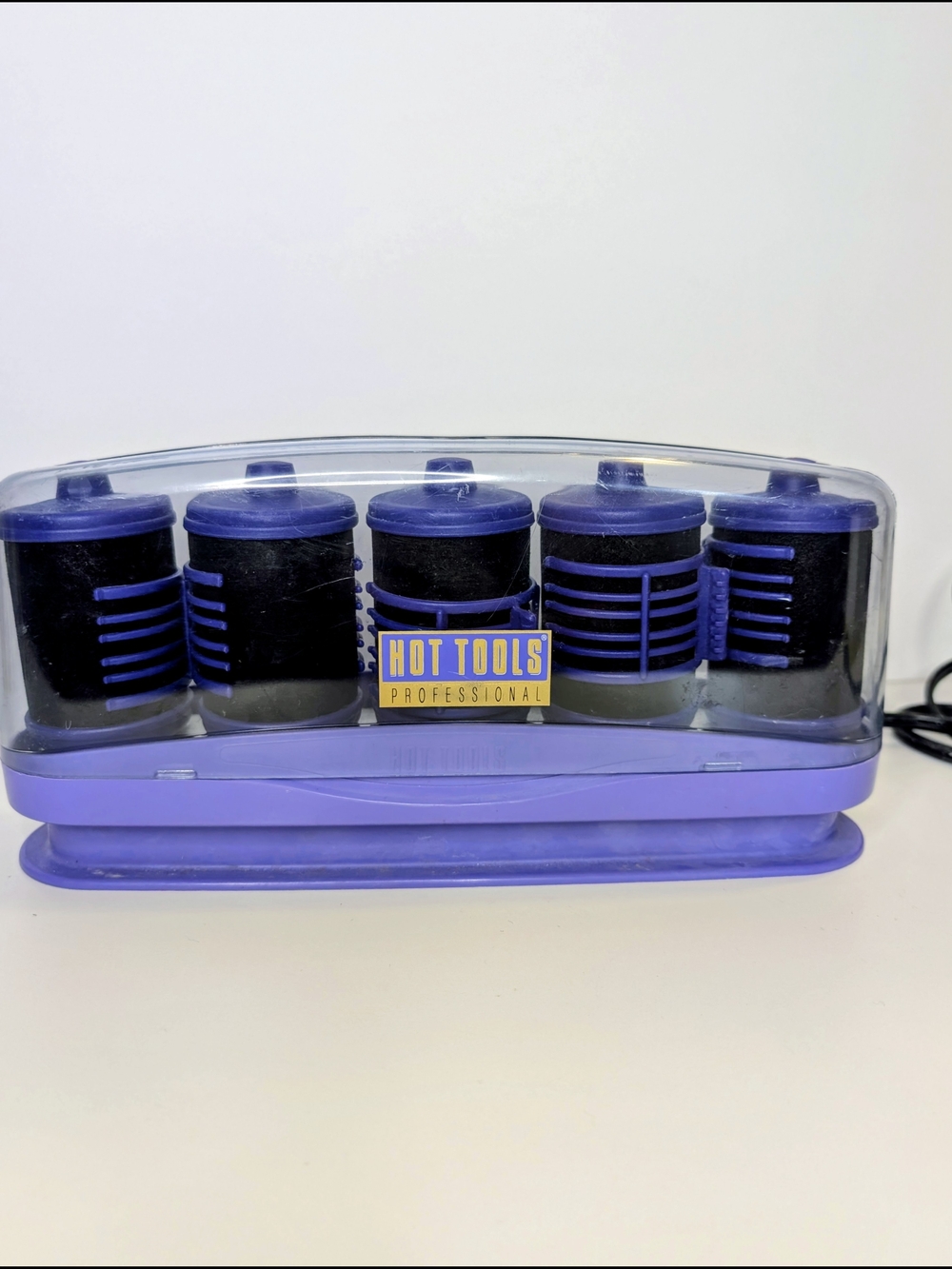 Hot Tools HT1357 Travel Hairsetter 5 Jumbo Flocked Rollers Dual Voltage Curlers